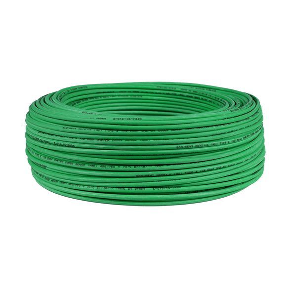 Cable evaflex 4mm verde (H07Z1-K)