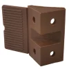 Escuadra triangular doble cafe closet DVP (un)
