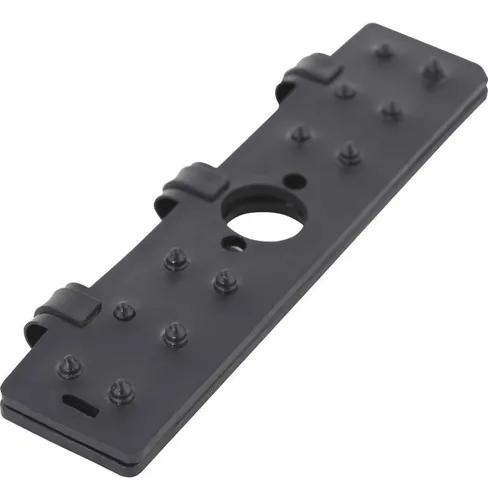 Broche bisagra rectangular para malla  raschel
