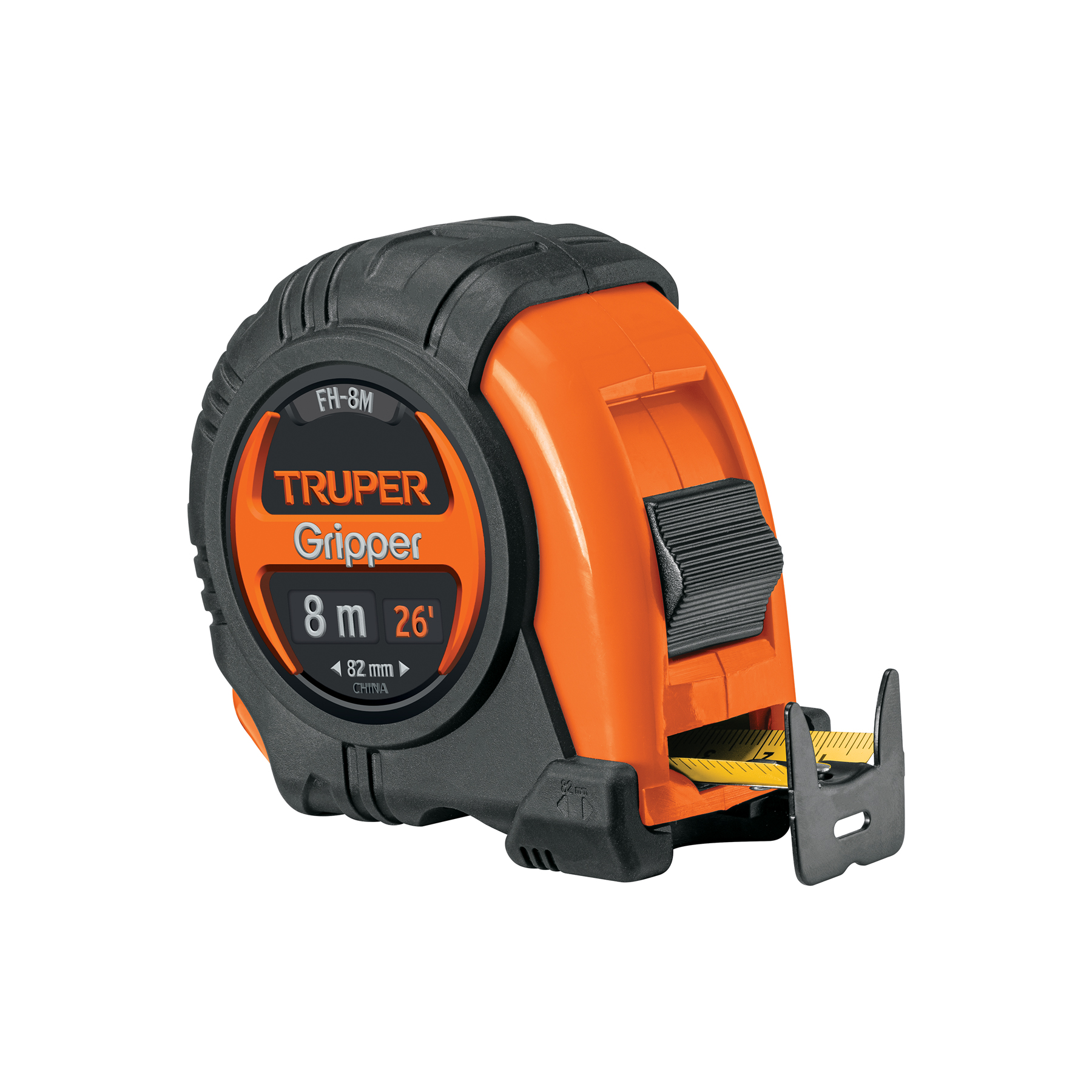 Huincha medir 8 mts x 1 " contra impacto (14579) Truper