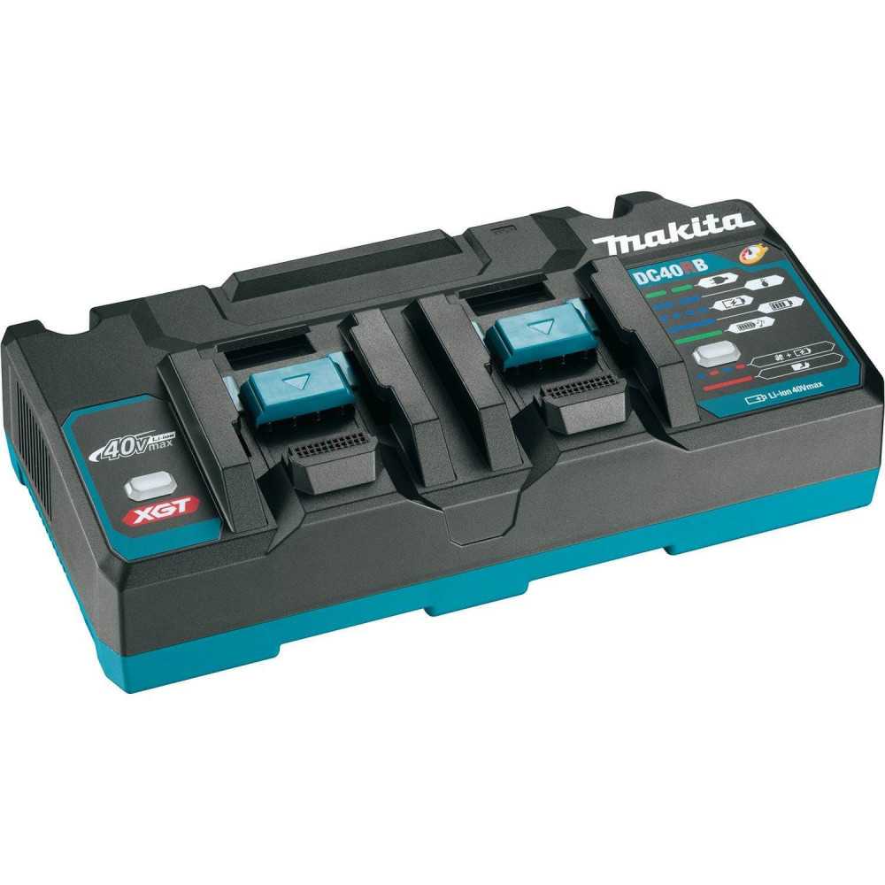 Cargador rápido doble  40V XGT con caja (DC40RB) Makita
