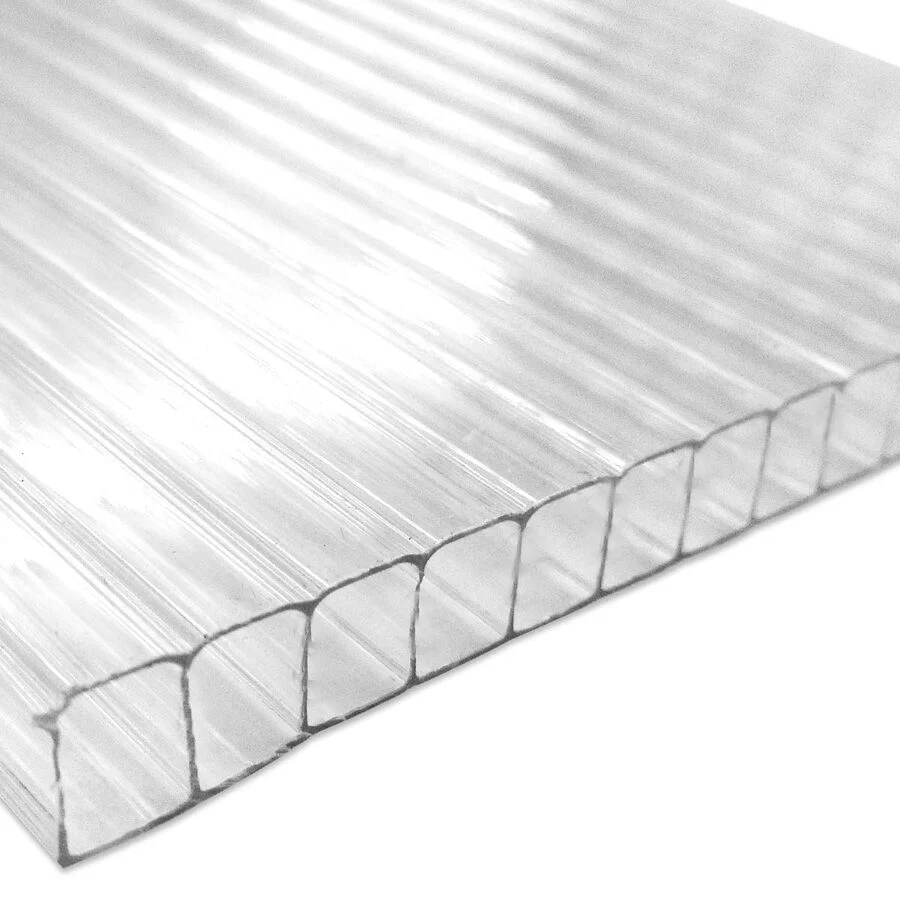 Policarbonato alveolar 1.05 x 2.90 mts x 8mm Transparente DVP