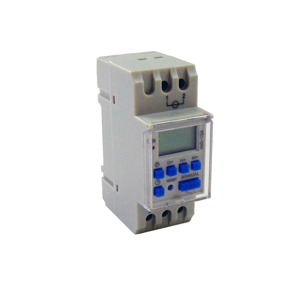 Timer Digital 24Hrs AHC15 con reserva de marcha