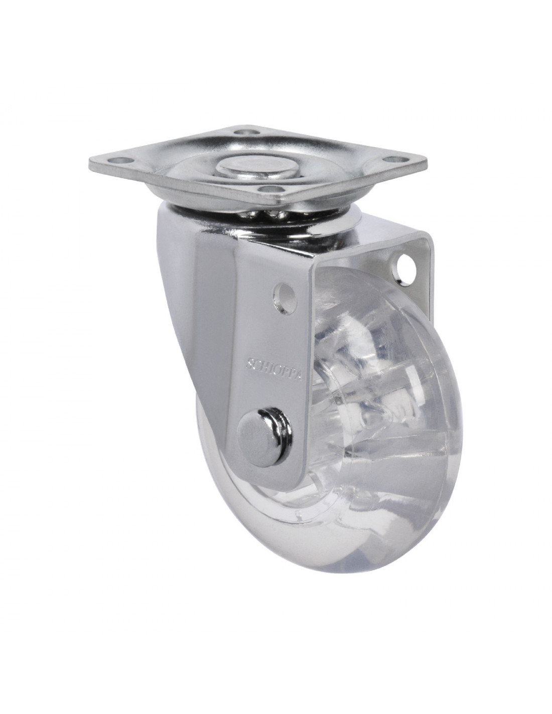 Rueda de silicona 50mm sin freno 40 Kilos Ducasse
