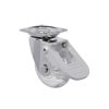 Rueda de silicona 75mm con freno 50 Kilos Ducasse