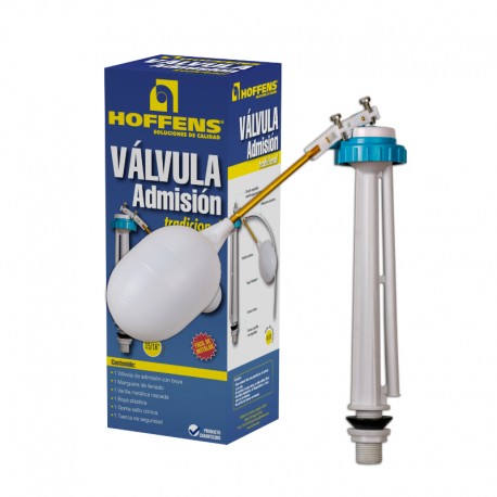 Válvula de Admisión Estanque WC Tradicional 15/16" Hoffens