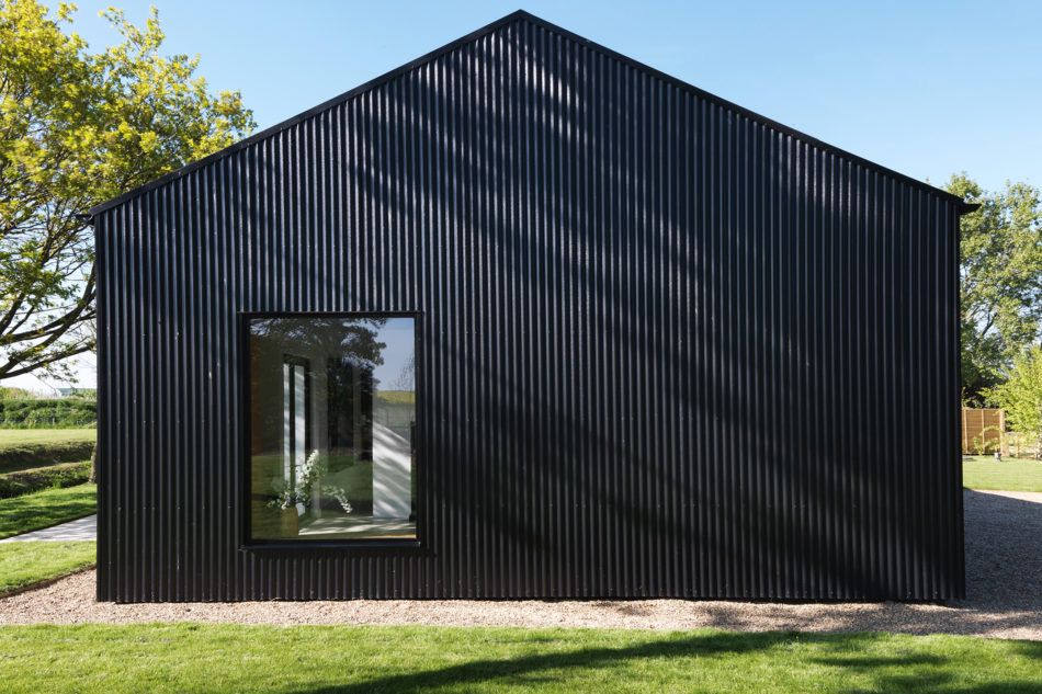 Zinc micro ondulado  796 x 0.35mm x 2.5 Mts Negro
