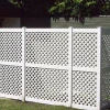Treillage privacy Blanco 1.2 × 2.4 m PVC, DVP