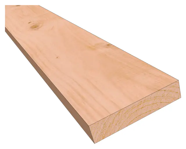 Pino Oregon cepillado 1 x 4 x 3.2 Mts Arauco