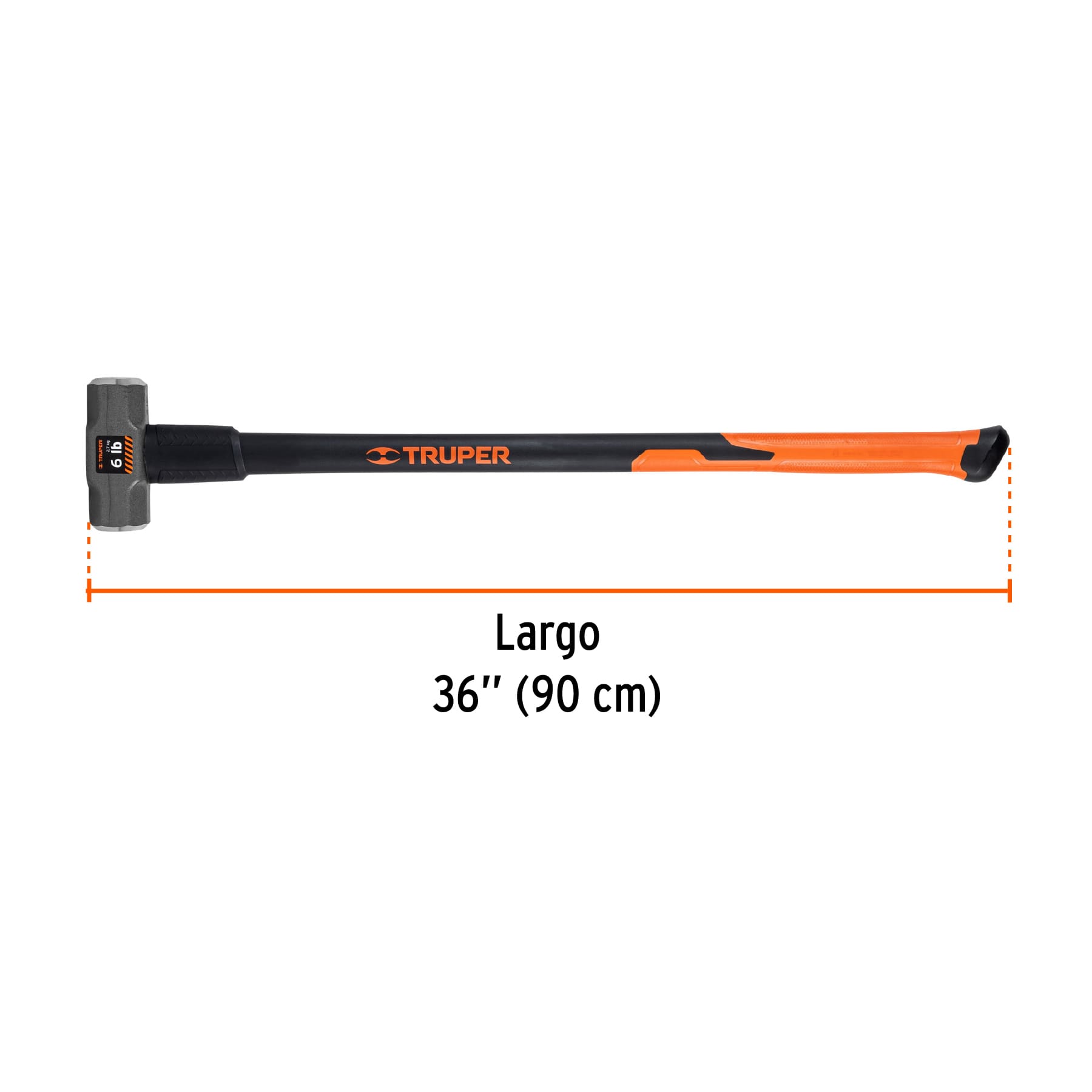 Combo 6 libras mango de fibra (19884) Truper