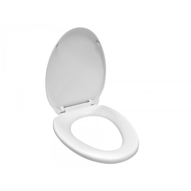 Asiento con tapa  WC elongado  cierre suave Hoffens