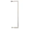 Manillon Milano acceso simple 36cm inox + tope 1/2 luna Yale