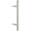 Manillon Toscana acceso simple 40cm inox + tope 1/2 luna Yale