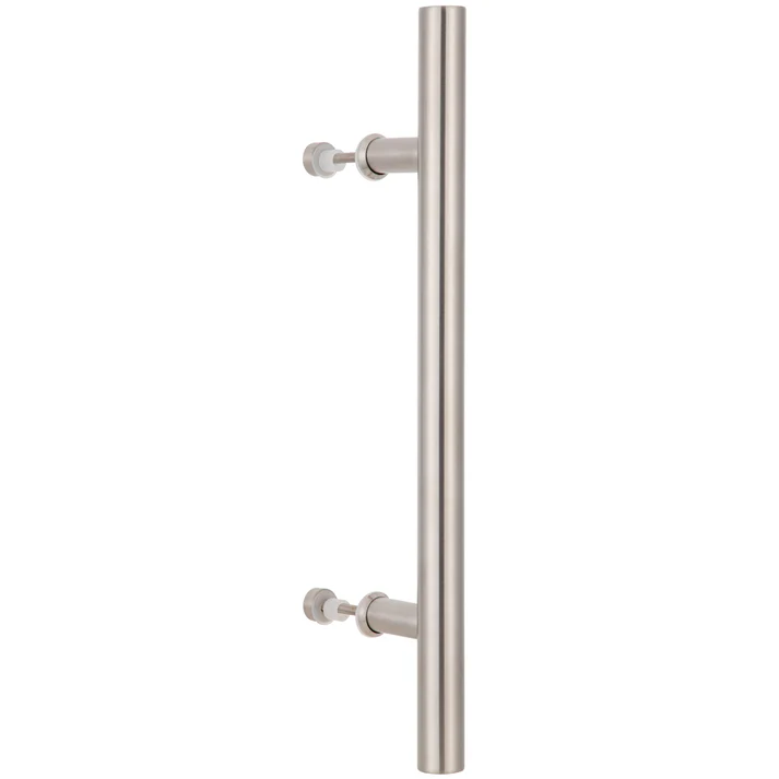 Manillon Toscana acceso simple 40cm inox + tope 1/2 luna Yale