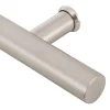 Manillon Toscana acceso simple 40cm inox + tope 1/2 luna Yale