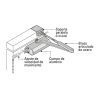 Cierra puertas hidraulico 40 a 80 kg  (43606) Hermex