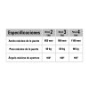 Cierra puertas hidraulico 40 a 80 kg  (43606) Hermex