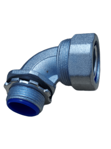 Conector Curvo 20 mm P/Flexible Metálico Ekoline