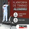 Escalera plataforma aluminio alcance 2.19 Mts 150 kg Magna