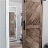 Tirador puerta granero negro cuadrado 300mm 1Pz Ducasse