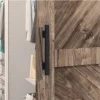 Tirador puerta granero negro cuadrado 300mm 1Pz Ducasse