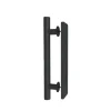 Tirador puerta granero negro redondo 300mm 1Pz Ducasse