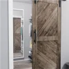 Tirador puerta granero negro redondo 300mm 1Pz Ducasse