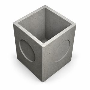 Cámara de concreto Aconcret 40 × 40 × 52 cm, código 20007 — imagen referencial
