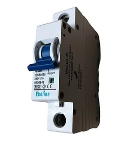 Interruptor automático 1 x 10A curva C Ekoline
