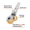 Inflador con clip para compresor (19026) Truper