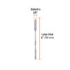 Broca paleta 3/8" (11366)  Truper