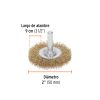 Grata circular 2" para taladro alambre grueso (11569) Truper