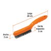 Escobilla acero con mango 28 cm (11559) Truper