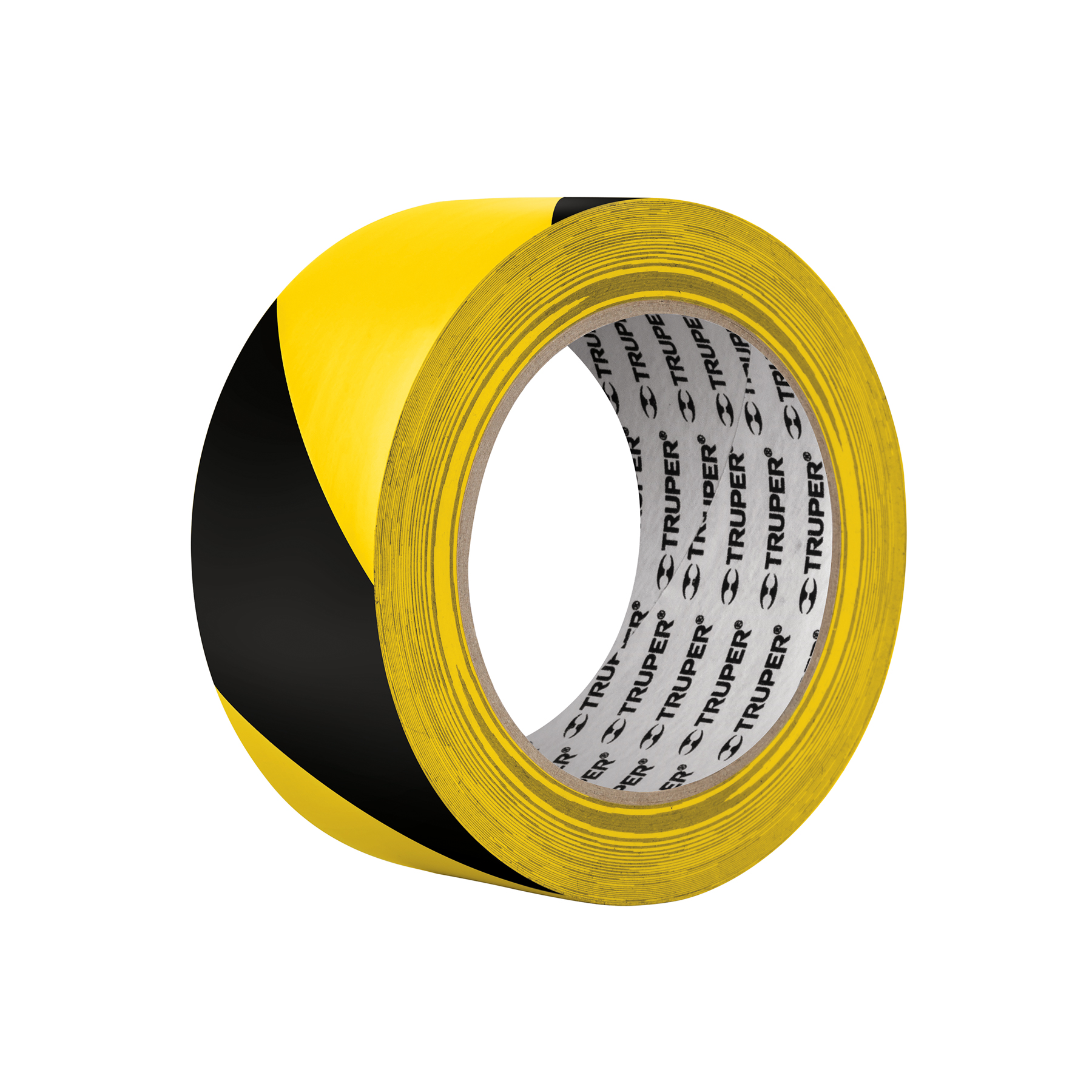 Cinta adhesiva precaución Negro/amarilla 33 mts (12597) Truper