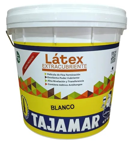 Latex extracubriente blanco tineta 4GL Tajamar