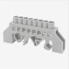 Regleta conexion aislada 8 puestos 4mm Neutro (Blanca)  Ekoline