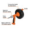 Destapa cañería 7.6 m para taladro con mango (12280) Truper