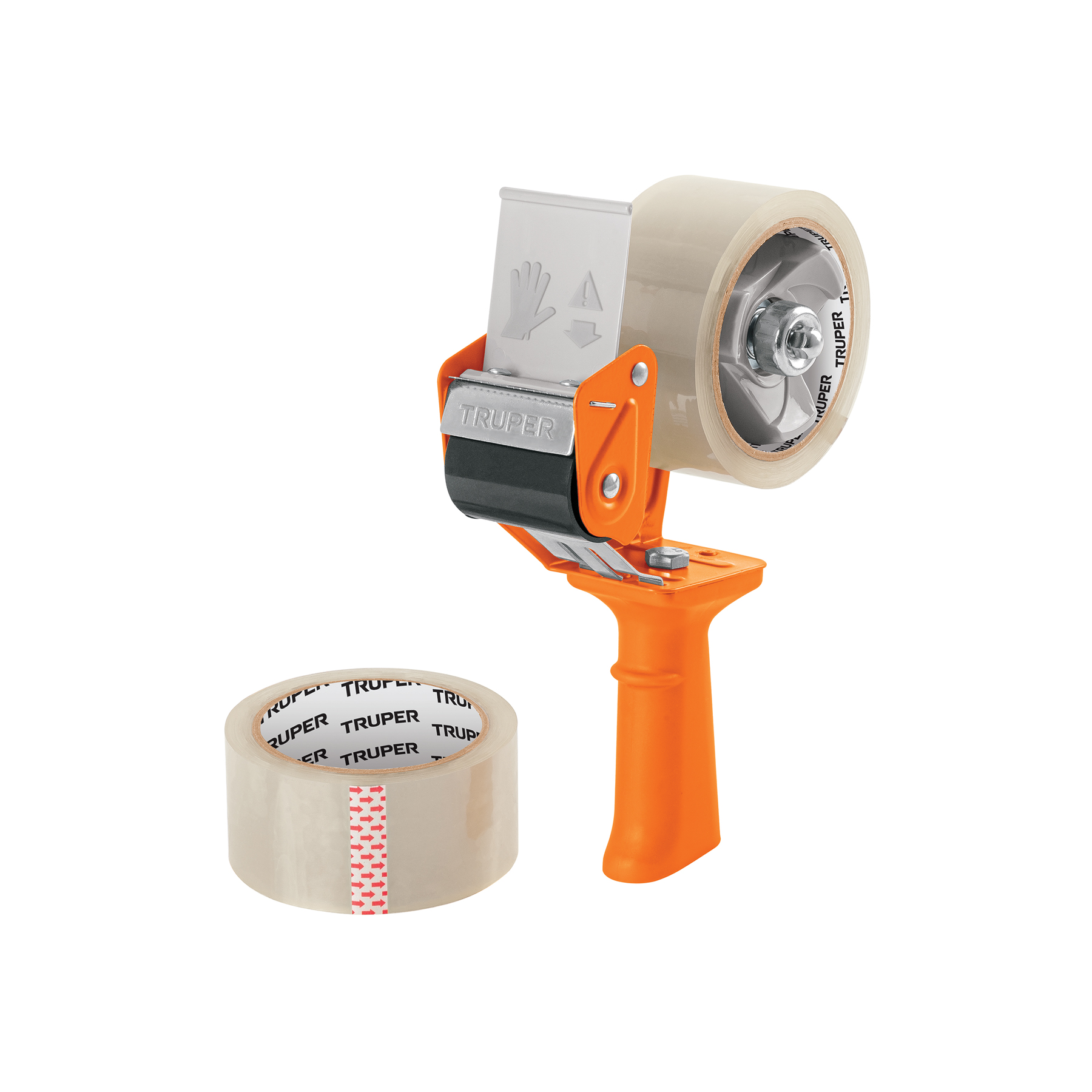 Dispensador cinta embalaje + 2 rollos de cinta (12559) Truper