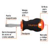 Atornillador paleta 1/4″ x 1 1/2″ mango Comfort Grip (14003) Truper