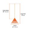 Barrehojas plastico "flexible" ancho 48" mango de madera (19785) Truper