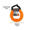 Guia pasacable acero 30 mts (17752) Truper