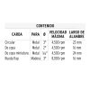 Gratas circulares para taladro 4 pzs (11577) Truper