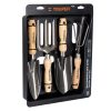 KIt herramientas de jardin 4 piezas mango 6'' (15030) Truper