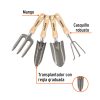 KIt herramientas de jardin 4 piezas mango 6'' (15030) Truper
