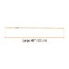 Mango barrehojas 122 cms (48") (15940) Truper