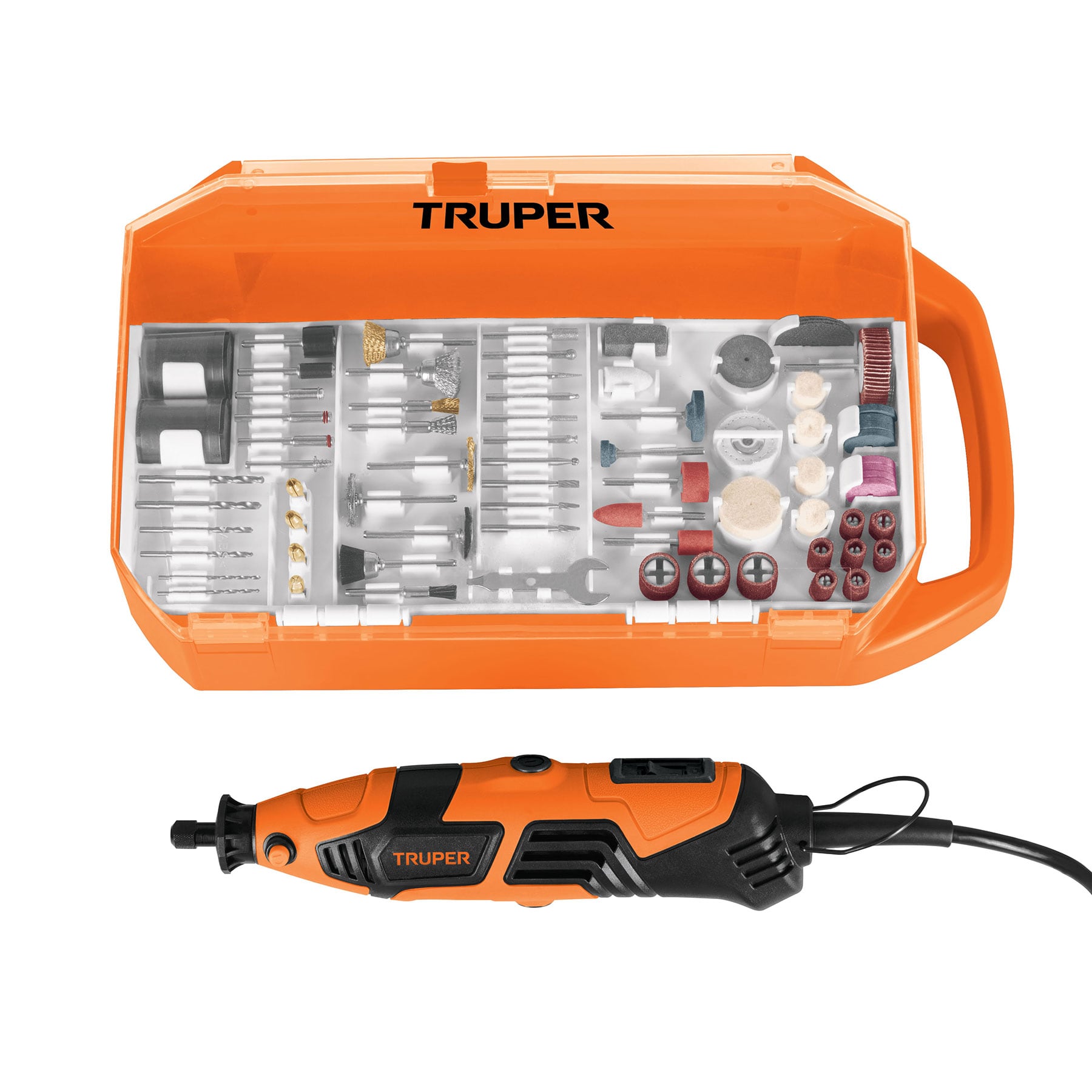 Herramienta rotatoria multiuso 150W + accesorios (101669) Truper