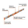 Nivel 36″ (90 cm) cuerpo de aluminio (17038) Truper
