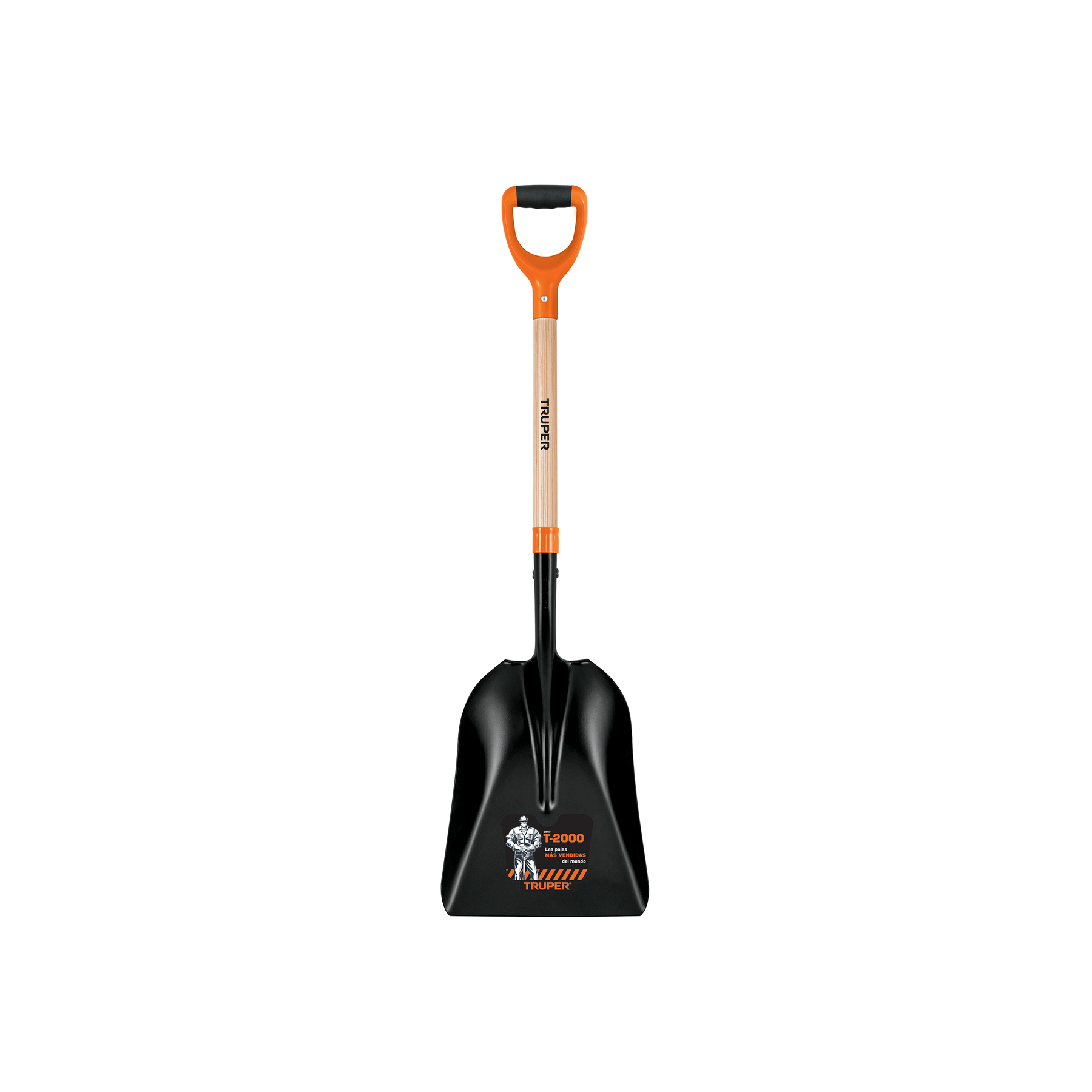 Pala carbonera mango madera 111 cms asa plastica (17164) Truper