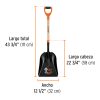 Pala carbonera mango madera 111 cms asa plastica (17164) Truper