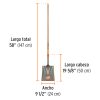 Pala cuadrada con mango largo 147 cms (17170) Truper